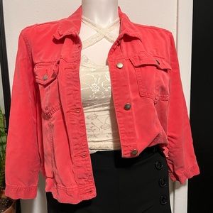 Coldwater Creek pink jacket
